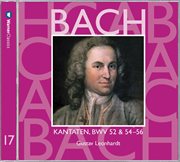 Bach, js: sacred cantatas bwv nos 52 & 54 - 56 cover image
