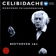 BEETHOVEN, L. van: Symphonies Nos. 2 and 4 (Celibidache) cover image