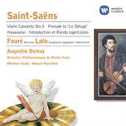Saint-saens: violin concerto no 3 etc cover image
