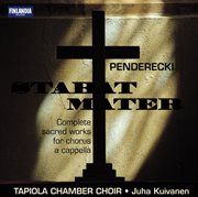 Penderecki stabat mater - compl sacred works for chorus a cap cover image