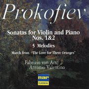Prokofiev: 2 violin sonatas, march 5, melodies for violin and piano cover image