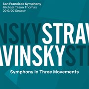 Stravinsky: symphony in three movements cover image