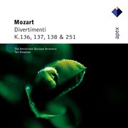 Mozart : divertimenti k136, k137, k138 & k251  -  apex cover image