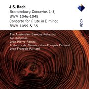 Bach, js: brandenburg concertos nos 1 - 3 & flute concerto cover image
