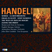 Handel edition volume 5 - semele, israel in egypt, dixit dominus, zadok the priest, la resurrezione, cover image