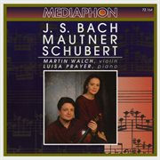 J. s. bach: partita no. 1 in b minor for violin, bwv 1002 - mautner: 39,4 for violin and piano - cover image