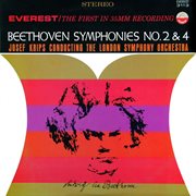 Beethoven: symphonies no. 2 & 4 (transferred from the original everest records master tapes) cover image
