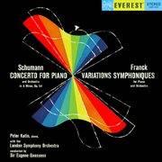 Schumann: piano concerto & franck: variations symphoniques (transferred from the original everest re cover image