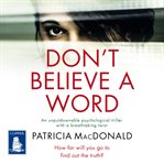 Don't believe a word cover image