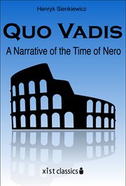 Quo vadis: a narrative of the time of nero cover image