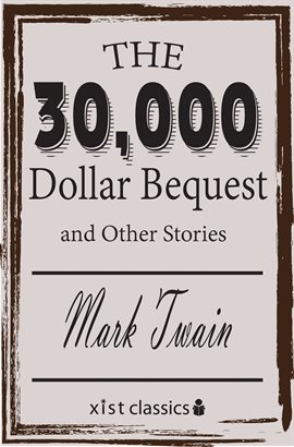 Cover image for The $30,000 Bequest and Other Stories