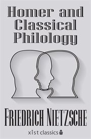 Homer and classical philology cover image